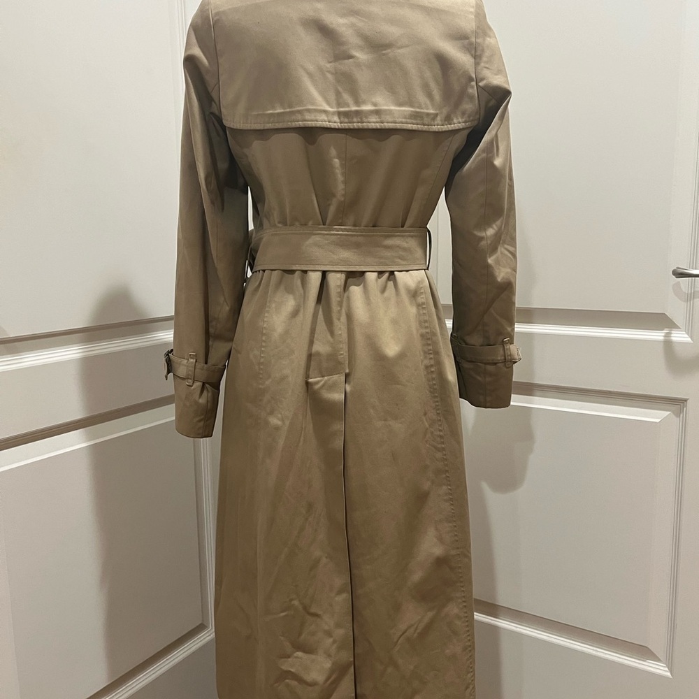 BURBERRYS LONG TRENCH COAT - Picture 6 of 14